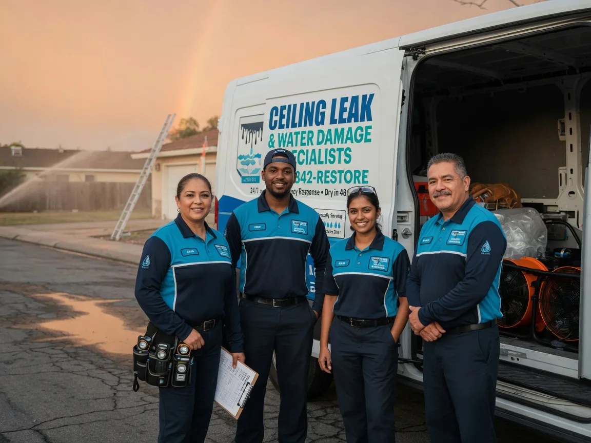 Ceiling Leak Cleanup company in Overpeck, OH